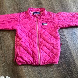 Patagonia puffer toddler girl zip up coat 3T